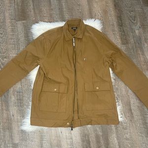 Express Men’s Camel Utility Jacket, NWT